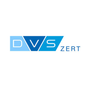 DVSzert Schweißen von Schienenfahrzeugen und -fahrzeugteilen nach EN 15085 - Logo, Anereknnung der ESE GmbH.
